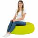 Lime Coussin Rond Monaco simili-cuir