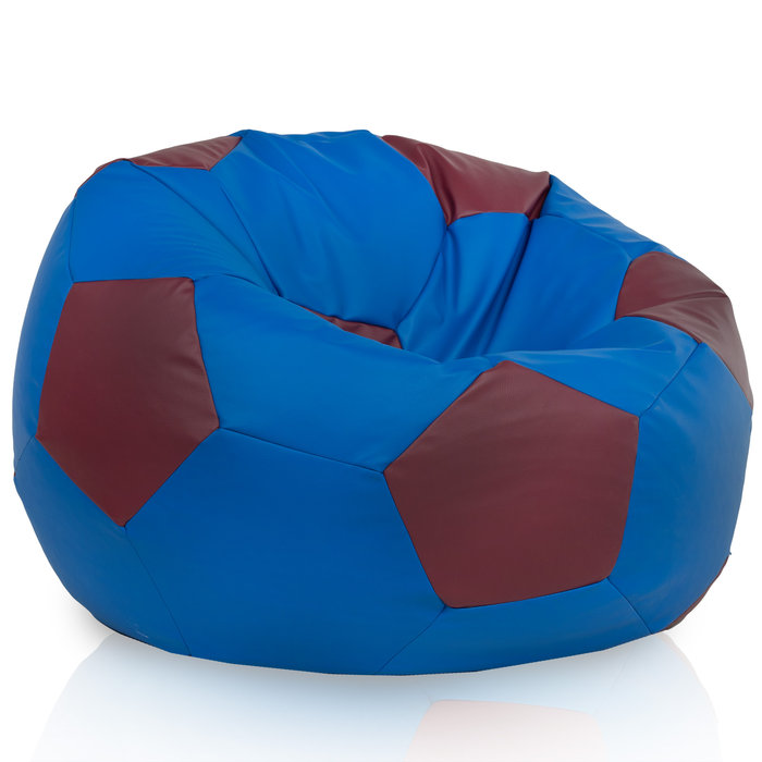 Barcelona Pouf De Football simili-cuir