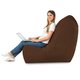 Dunkelbraun Sitzsack Sessel XXL Plüsch