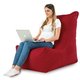 Rouge Pouf Poire Fauteuil Distinto Moderne velours