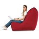 Rouge Pouf Poire Fauteuil Distinto Moderne velours