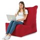 Rouge Pouf Poire Fauteuil Distinto Moderne velours