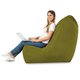 Vert Pouf Poire Fauteuil Distinto Moderne velours