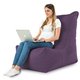 Violet Pouf Poire Fauteuil Distinto Moderne velours