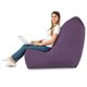 Violet Pouf Poire Fauteuil Distinto Moderne velours