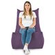 Violet Pouf Poire Fauteuil Distinto Moderne velours