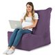 Violet Pouf Poire Fauteuil Distinto Moderne velours