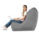 Acier Pouf Poire Fauteuil Distinto Moderne velours