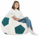 Bleu Pouf De Football velours