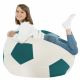 Bleu Pouf De Football velours