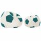 Bleu Pouf De Football velours