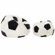 Noir Pouf De Football velours