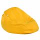 Jaune Pouf Poire XL simili-cuir