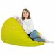 Lime Pouf Poire XL simili-cuir