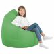 Vert Pouf Poire XL simili-cuir