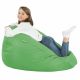 Vert Pouf Poire XL simili-cuir