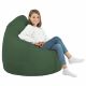 Vert foncé Pouf Poire XL simili-cuir