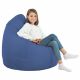 Bleu Pouf Poire XL simili-cuir