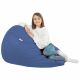 Bleu Pouf Poire XL simili-cuir