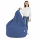 Bleu Pouf Poire XL simili-cuir