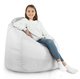 Blanc Pouf Poire XL nylon