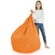 Orange Pouf Poire XL nylon