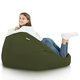 Vert foncé Pouf Poire XL nylon