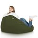 Vert foncé Pouf Poire XL nylon