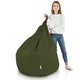 Vert foncé Pouf Poire XL nylon