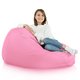 Rose clair Pouf Poire XL nylon