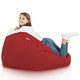 Rouge foncé Pouf Poire XL nylon