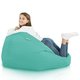 Turquoise Pouf Poire XL nylon