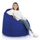 Bleu foncé Pouf Poire XL nylon