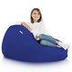 Bleu foncé Pouf Poire XL nylon