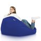 Bleu foncé Pouf Poire XL nylon