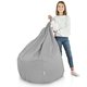 Gris clair Pouf Poire XL nylon