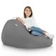 Gris Pouf Poire XL nylon