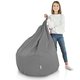 Gris Pouf Poire XL nylon