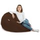 Marron Pouf Poire XL velours