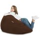 Marron Pouf Poire XL velours