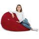 Rouge Pouf Poire XL velours