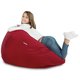 Rouge Pouf Poire XL velours