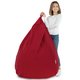 Rouge Pouf Poire XL velours