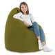 Vert Pouf Poire XL velours