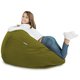 Vert Pouf Poire XL velours