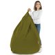 Vert Pouf Poire XL velours