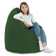 Vert foncé Pouf Poire XL velours