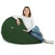 Vert foncé Pouf Poire XL velours