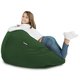 Vert foncé Pouf Poire XL velours