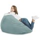 Menthe Pouf Poire XL velours